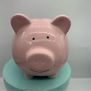 Pearhead pink Piggy Bank pig 7" manufacturer defects COREXA 2011 READ